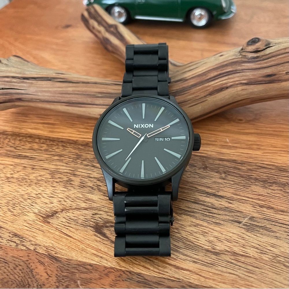 Nixon Sentry Stainless Steel Matte Black +